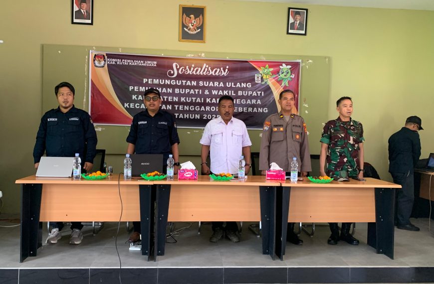 Sosialisasi Pemungutan Suara Ulang Pemilihan Bupati dan Wakil Bupati Kutai Kartanegara Tahun 2025 di Kecamatan Tenggarong Seberang
