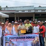 PEDULI KORBAN KEBAKARAN MELAYU, CAMAT TENGGARONG SEBERANG SALURKAN BANTUAN RP150 JUTA DAN 2,4 TON BERAS